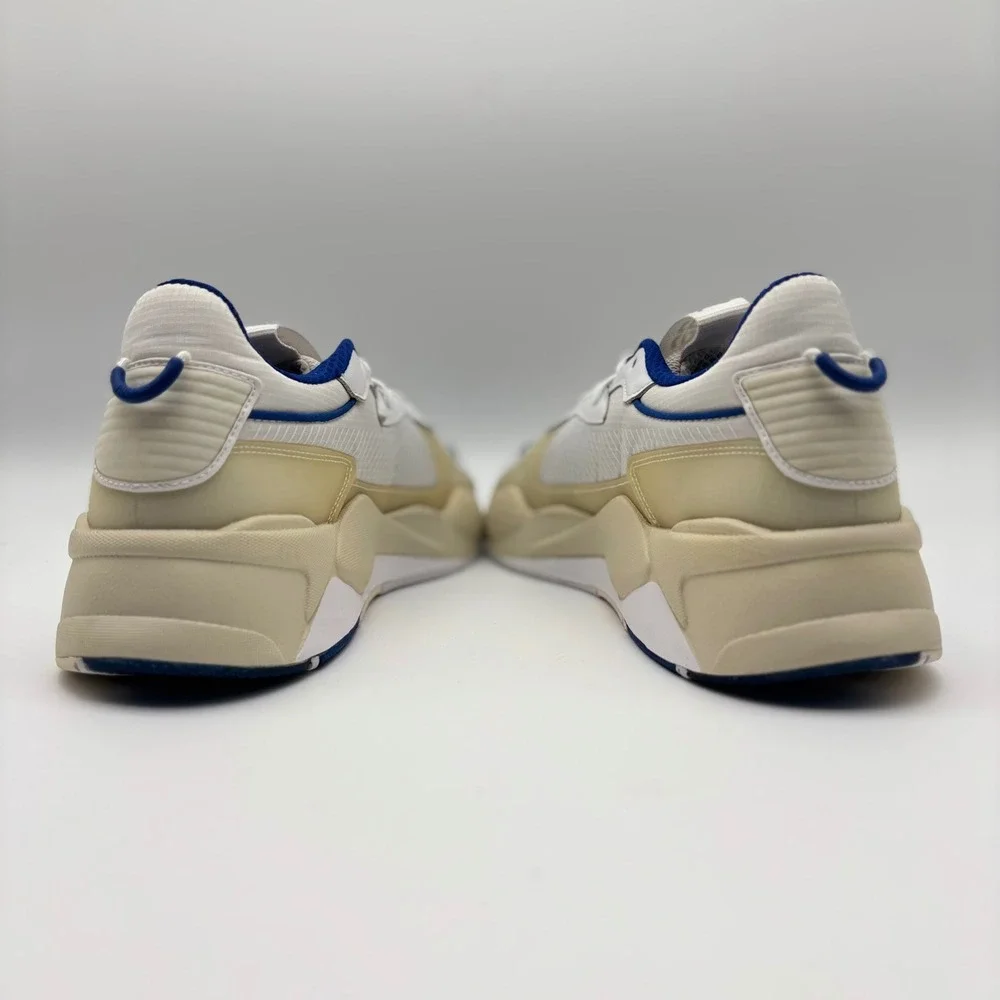Puma RS-X Reinvention White Blue Mens Running Shoes 369329-03 Size 10